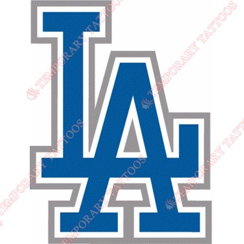 Los Angeles Dodgers Customize Temporary Tattoos Stickers NO.1680